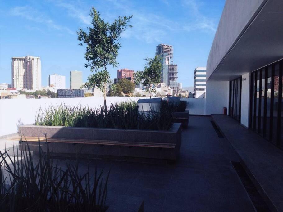 Secure, Central And Quiet Apartment Work Or Travel Ciudad de México Exteriér fotografie